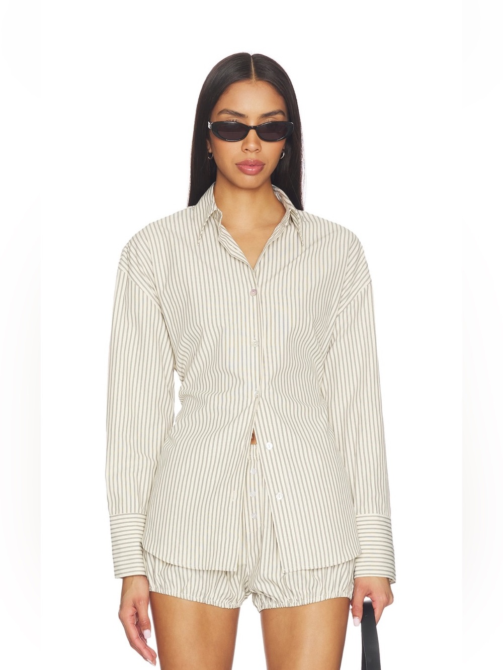 NIA revolve blouse and shorts set